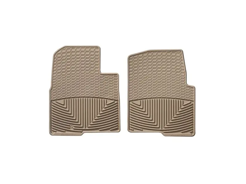 Weathertech 09+ Ford F-150 Front Rubber Mats - Tan 1