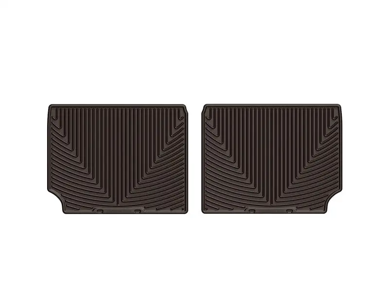 Weathertech 10-15 Chevrolet Equinox Rear Rubber Mats - Cocoa 1