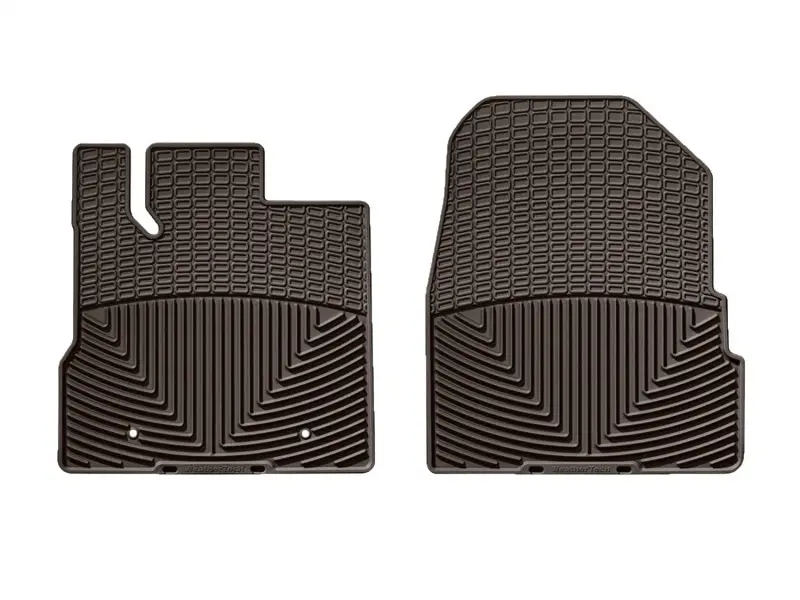 Weathertech 10-17 Chevrolet Equinox Front Rubber Mats - Cocoa 1