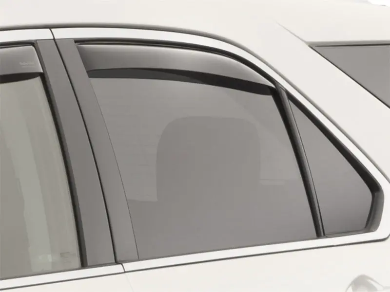 Weathertech 10-17 Chevrolet Equinox Rear Side Window Deflectors - Dark Tint 2