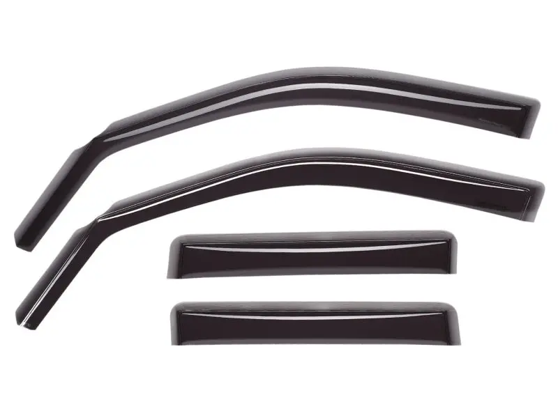 Weathertech 10-24 Dodge Ram Truck 2500/3500 Crew Cab Front & Rear Side Window Deflectors -Dark Smoke 1