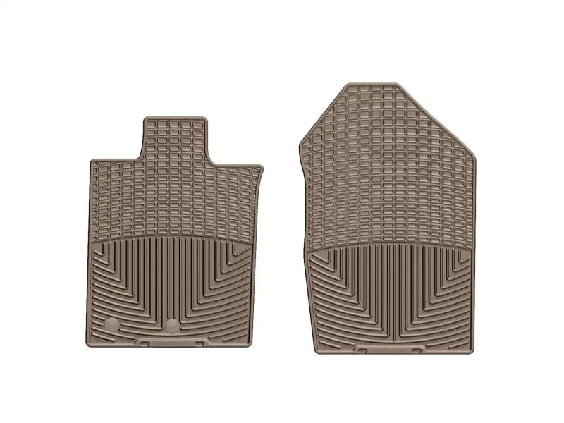 Weathertech 10+ Lincoln Mkz Front Rubber Mats - Tan 1