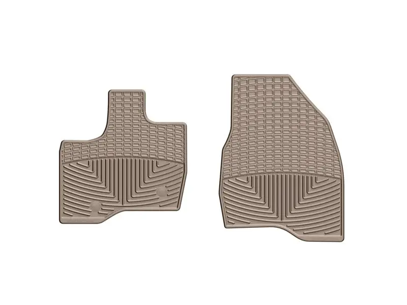Weathertech 11+ Ford Explorer Front Rubber Mats - Tan 1