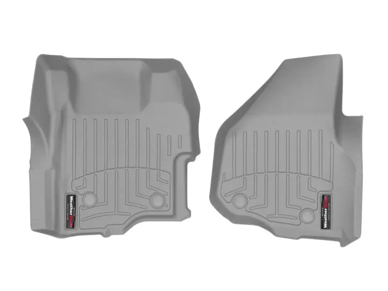 Weathertech 11+ Ford F250/F350/F450/F550 Front Floorliner - Grey 1
