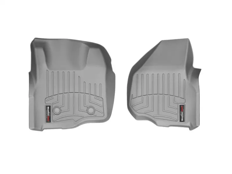 Weathertech 11+ Ford F250/F350/F450/F550 Front Floorliner - Grey 2
