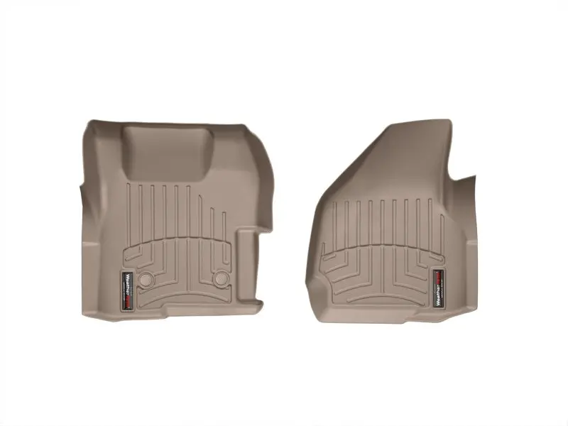 Weathertech 11+ Ford F250/F350/F450/F550 Front Floorliner - Tan 1