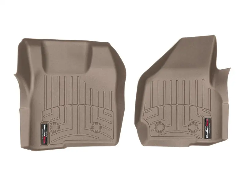 Weathertech 11+ Ford F250/F350/F450/F550 Front Floorliner - Tan 1