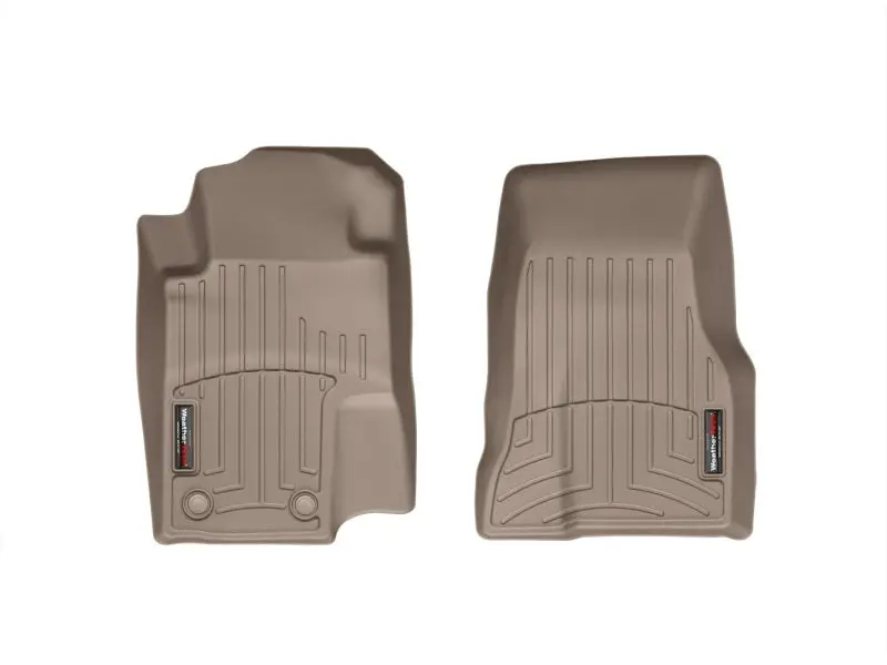 Weathertech 11+ Ford Mustang Front Floorliner - Tan 1