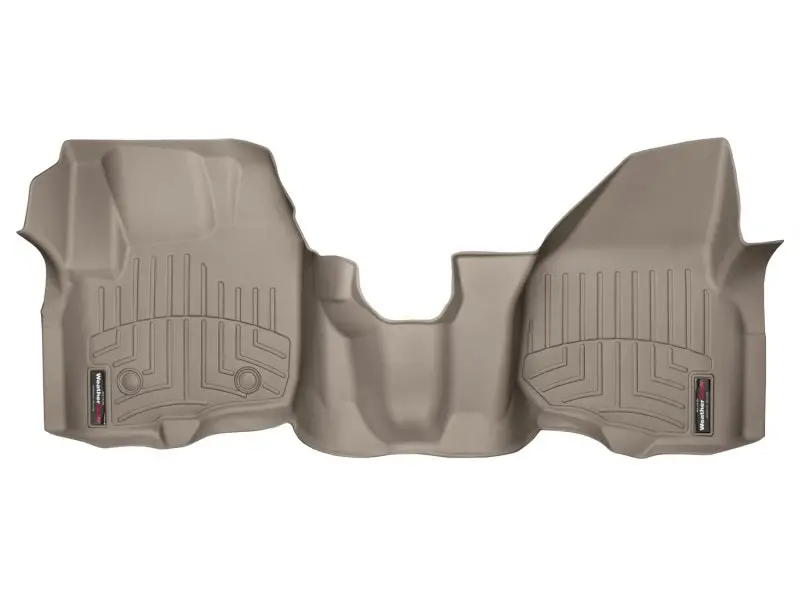 Weathertech 12-13 Ford F250/F350/F450/F550 Front Floorliner Oth - Tan 1