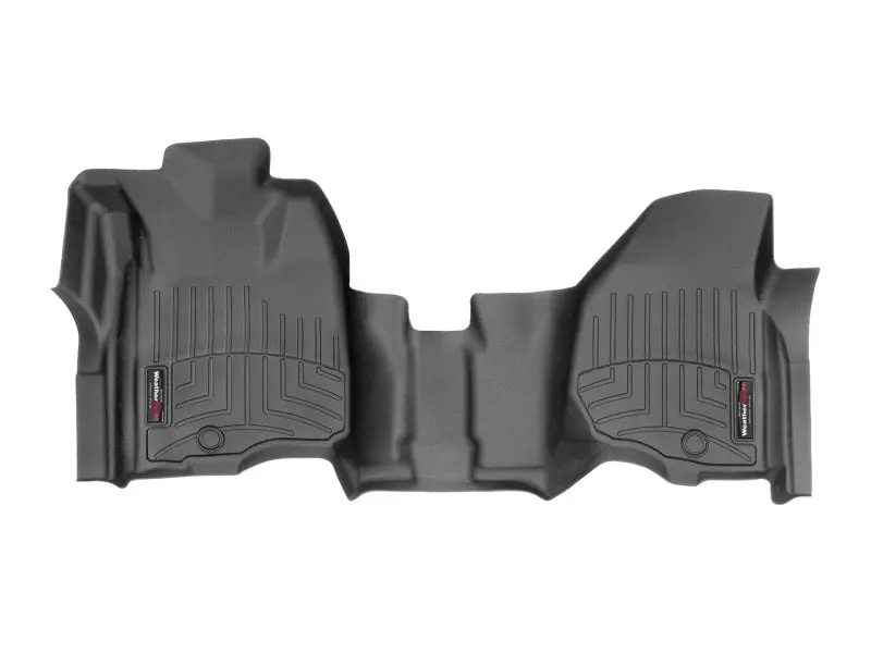 Weathertech 12-16 Ford F-250/F-350/F-450/F-550 Vinyl Front Floorliner - Black (Supercrew/Supercab) 1