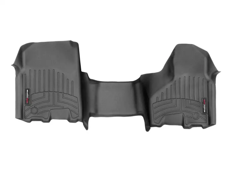 Weathertech 12+ Dodge Ram 1500/2500/3500 (Vinyl Floor/Auto Trans/Crew Cab) Front Floorliners - Black 1