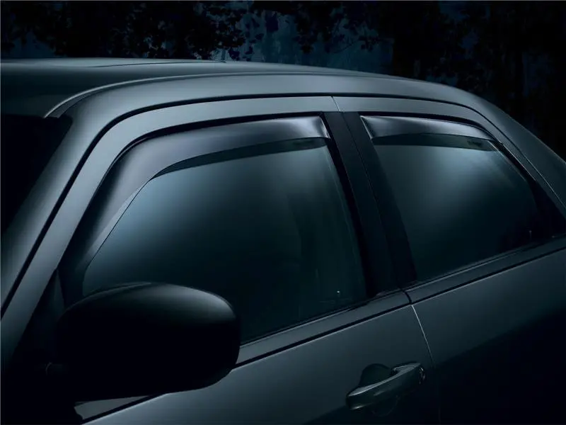 Weathertech 13+ Ford Escape Front And Rear Side Window Deflectors - Dark Smoke 1