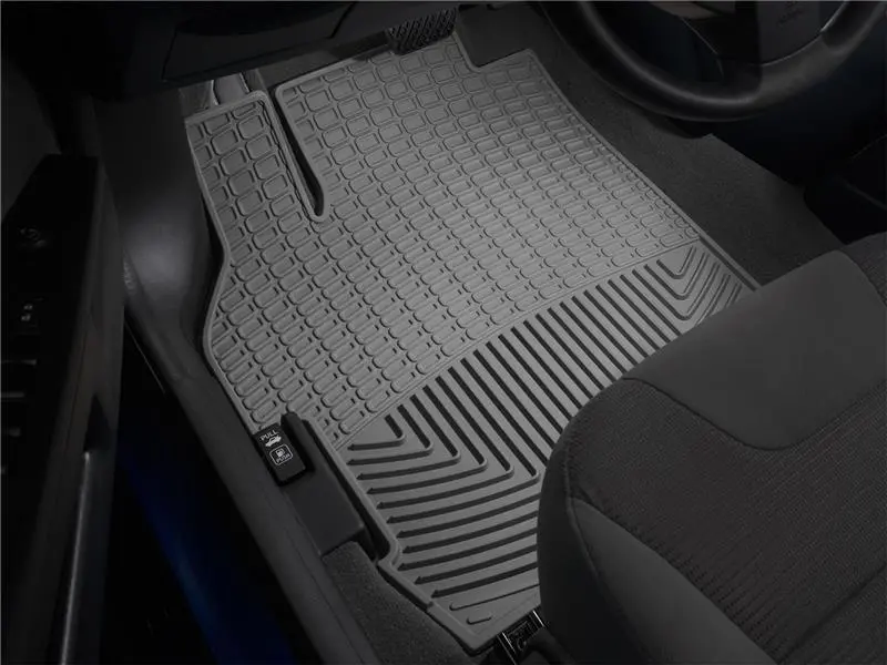 Weathertech 14+ Chevrolet Silverado Front Rubber Mats - Grey 2