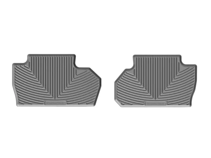 Weathertech 14+ Chevrolet Silverado Rear Rubber Mats - Grey 1
