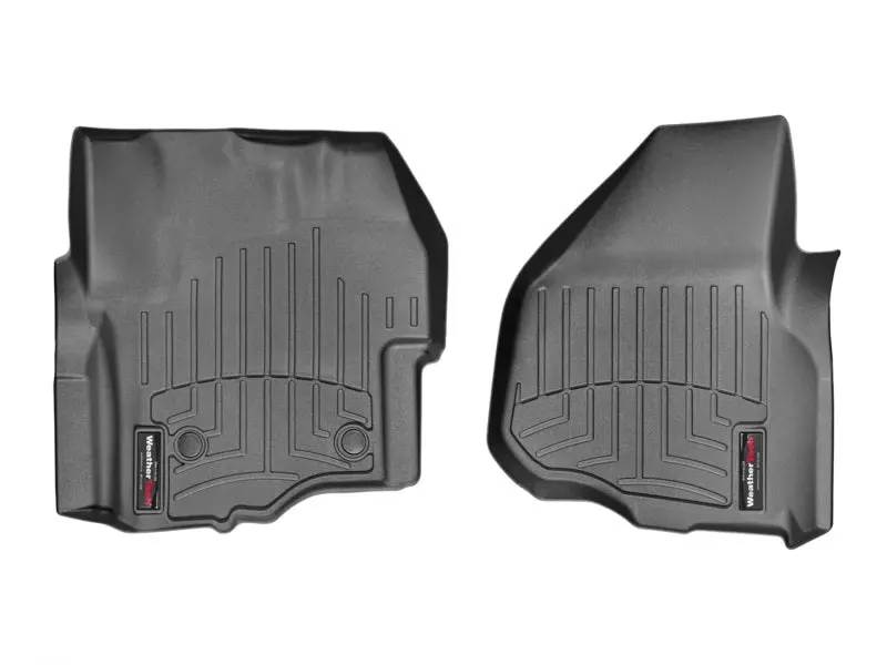 Weathertech 14+ Ford F-250/350/450/550 Supercrew W/ Lhs Footrest Front Floorliner - Black 1