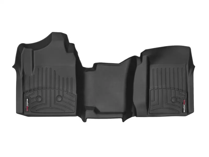 Weathertech 15-18 Chevrolet Silverado 3500 W/O Floor Shifter Vinyl Front Floorliner - Black 1
