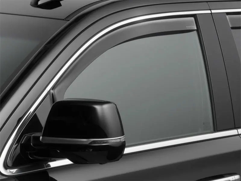 Weathertech 15-20 Cadillac Escalade Esv/Chevrolet Suburban Front Side Window Deflectors - Dark Tint 1