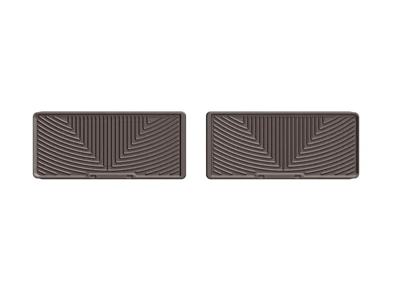 Weathertech 15-20 Chevrolet Tahoe Rear Rubber Mats - Cocoa 1