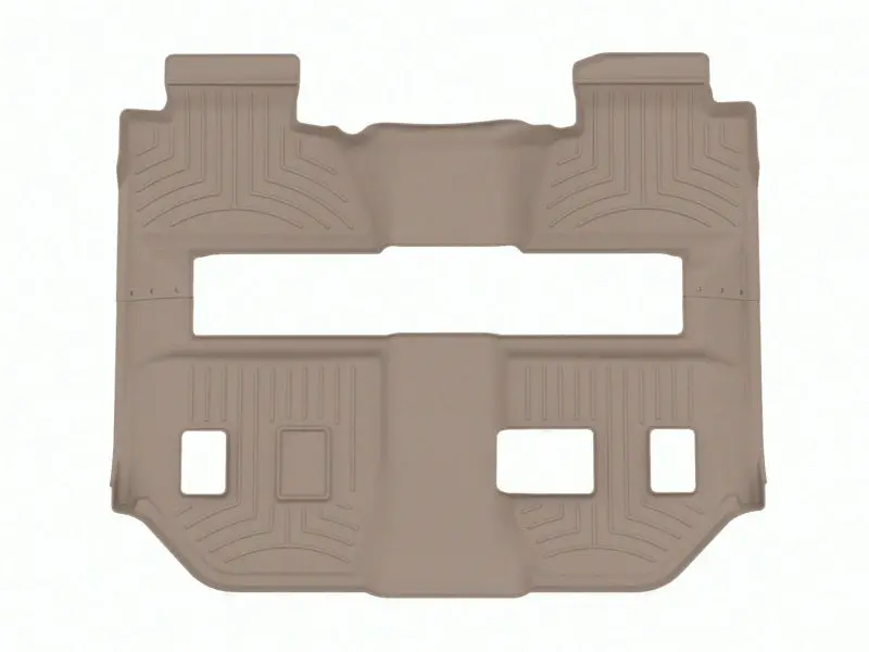 Weathertech 15-20 Gmc Yukon Xl Rear Floorliner Hp - Tan (2Pc - 2Nd Row Bench & 3Rd Row) 1