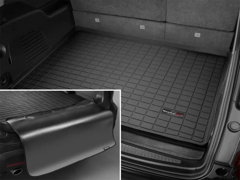 Weathertech 15+ Cadillac Escalade Esv Cargo Liner W/ Bumper Protector - Black 2