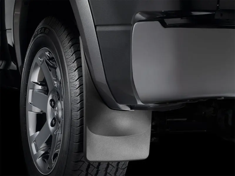 Weathertech 17-120 Ford F-250/350/450/550 W/Fender Flares Rear Dually No Drill Mudflaps - Black 1
