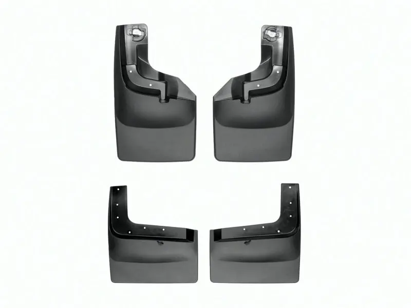 Weathertech 17-22 Ford F250/F-350/F-450/F-550 Dually W/Fender Flares No Drill Mudflaps - Black 1