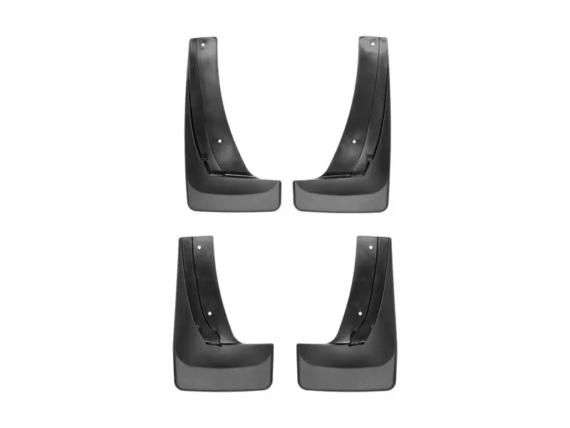 Weathertech 17-23 Gmc Acadia/Acadia Denali (W/At Pkg / W/O Asst Steps) No Drill Mudflaps - Black 1