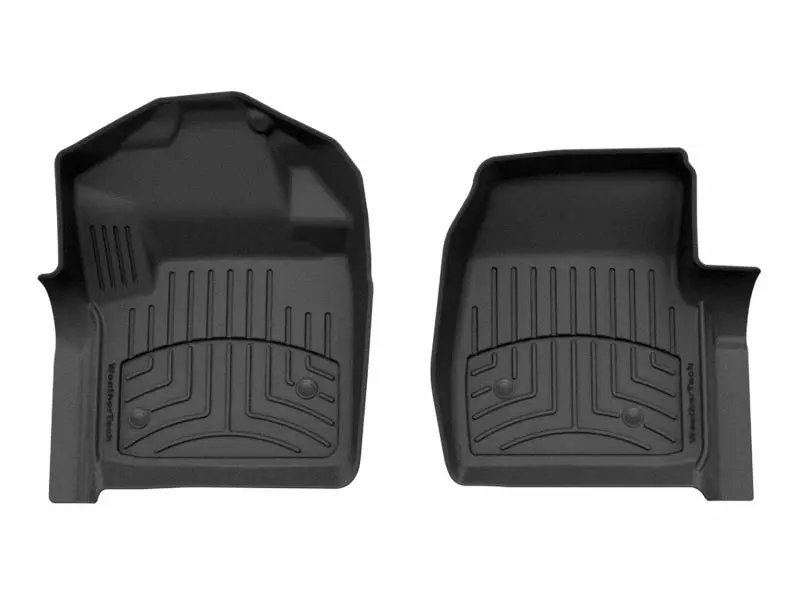 Weathertech 17-25 Ford Superduty Regular Cab W/Vinyl Floors Front Floorliner Hp - Black 1