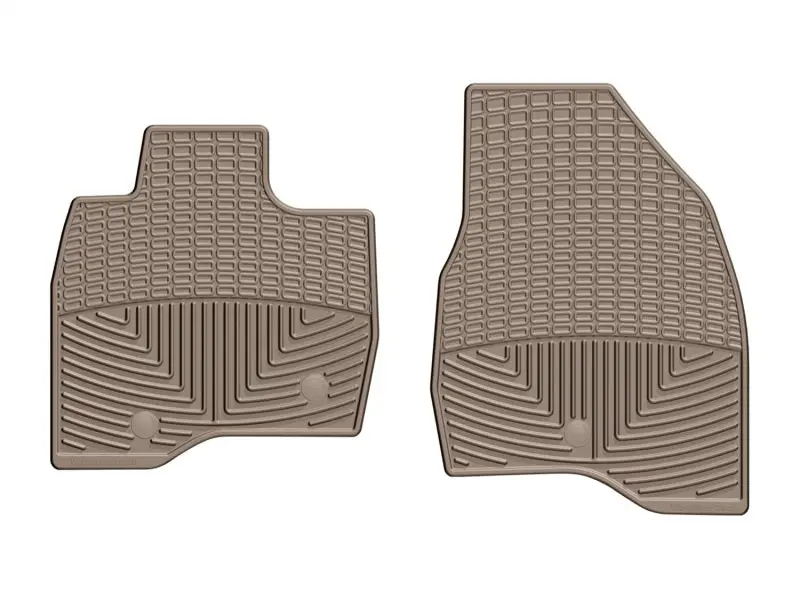 Weathertech 17+ Ford Explorer Front Rubber Mats - Tan 1
