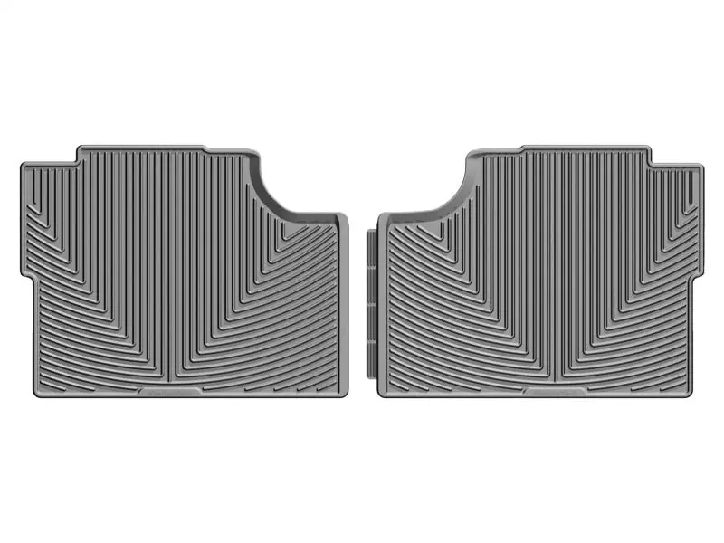 Weathertech 17+ Ford F-250 / F-350 / F-450 / F-550 Crew Cab Rear Rubber Mats - Grey 1