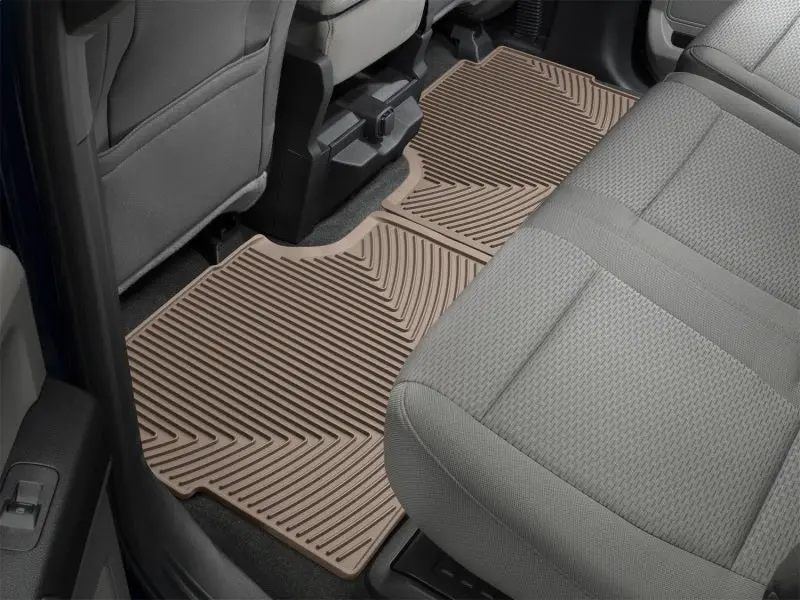 Weathertech 17+ Ford F-250 / F-350 / F-450 / F-550 Crew Cab Rear Rubber Mats - Tan 2