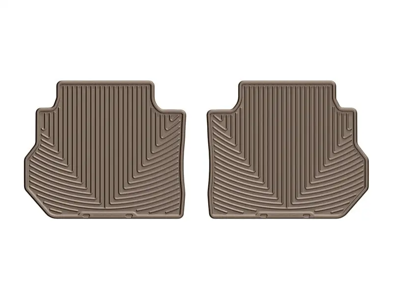 Weathertech 17+ Gmc Acadia / Acadia Denali Rear Rubber Mats - Tan 1