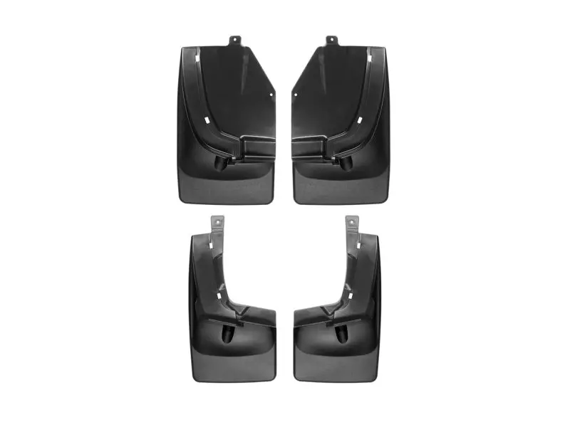 Weathertech 19-20 Ford Ranger No Drill Mudflaps - Black 1
