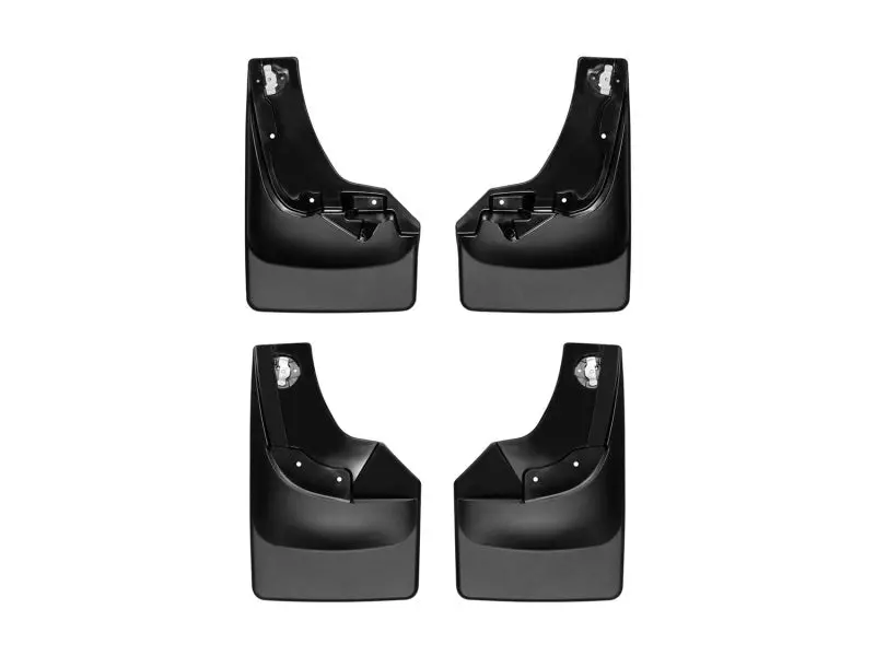 Weathertech 19-21 Chevrolet Silverado 1500 Cc No Drill Mudflaps - Black 1