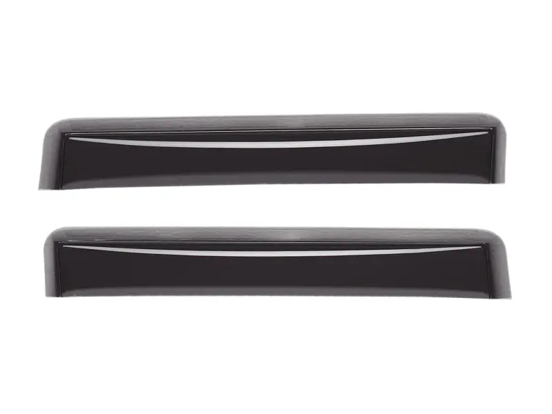 Weathertech 19-21 Ram 1500 Crew Cab Rear Side Window Deflectors - Dark Smoke 1