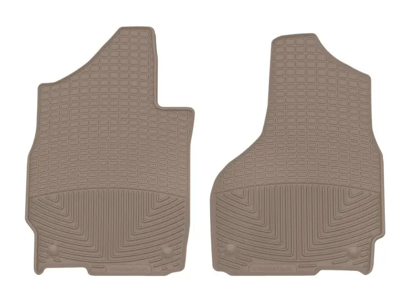 Weathertech 19-21 Ram Ram 2500/3500 Front Rubber Mats - Tan 1