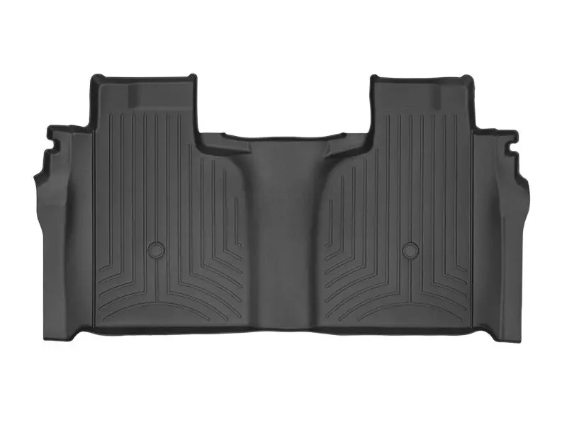 Weathertech 19-23 Chevrolet Silverado 1500 Crew Cab (1St Row Bench Seats) Rear Floorliner - Black 1