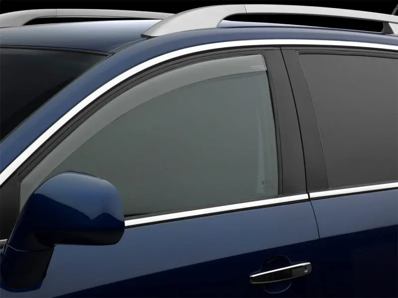 Weathertech 19-23 Ford Ranger Front Side Window Deflectors - Dark Tint 1