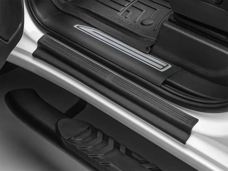 Weathertech 19-24 Chevrolet Silverado Cc Sillprotector (4Pc Set) - Black 1