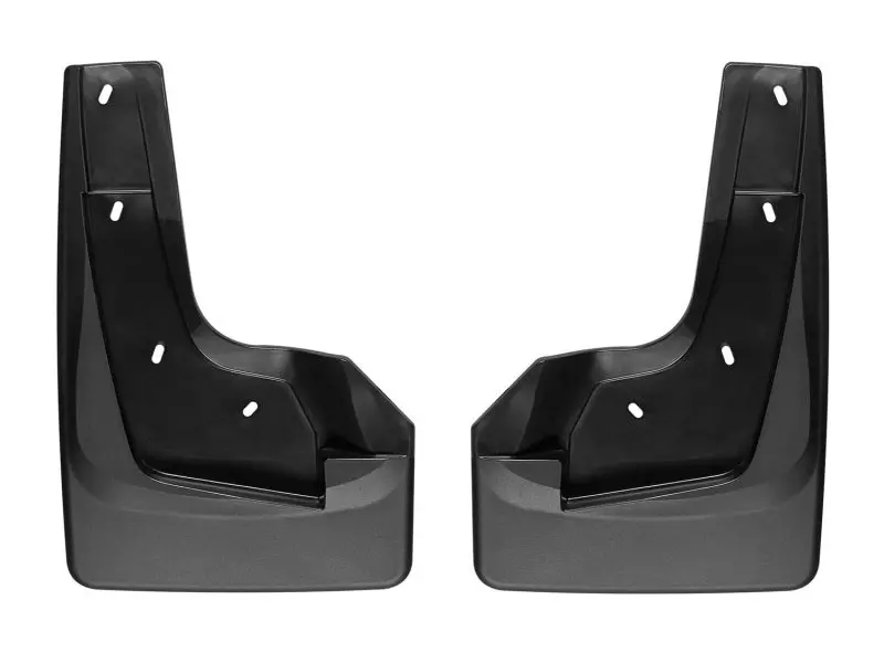 Weathertech 19+ Dodge Ram W/O Factory Flares Front No Drill Mudflaps - Black 1
