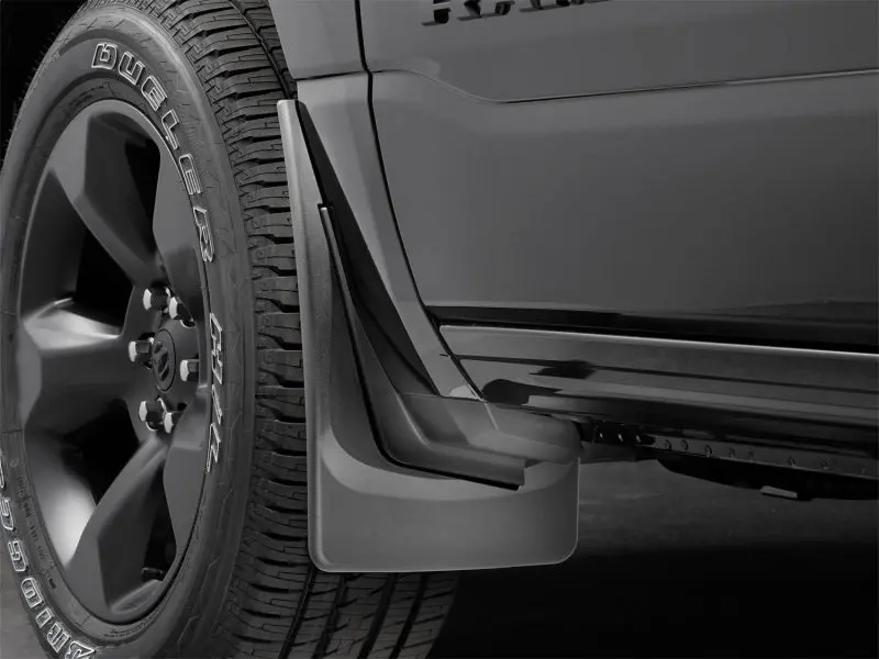 Weathertech 19+ Dodge Ram W/O Factory Flares Front No Drill Mudflaps - Black 2