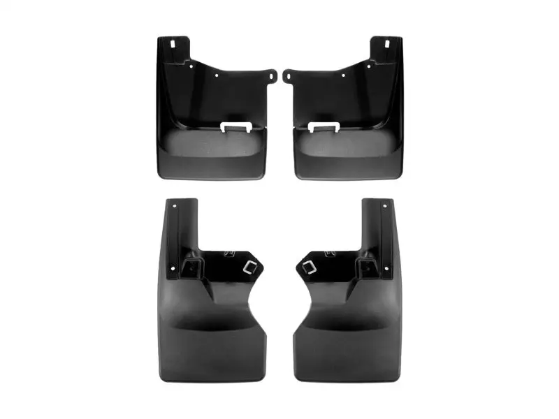 Weathertech 20-24 Chevrolet Silverado 2500/3500Hd Dually W/O Oe Spsh Guard No Drill Mudflaps - Black 1