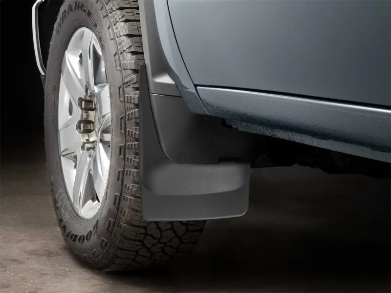 Weathertech 20-24 Chevrolet Silverado 2500Hd/3500Hd Front No Drill Mudflaps - Black 2
