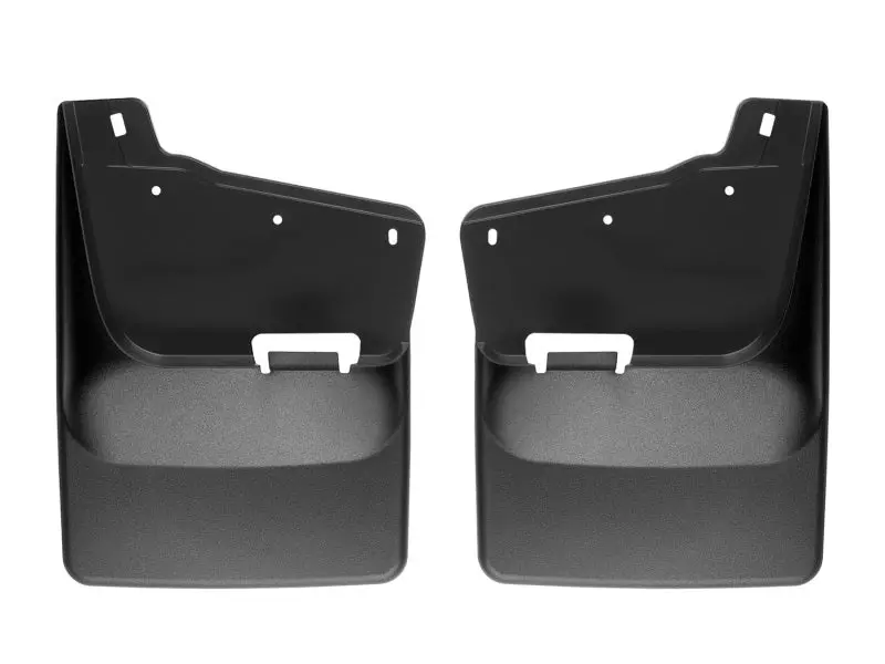 Weathertech 20-24 Chevrolet Silverado 2500Hd/3500Hd Rear No Drill Mudflaps - Black 1