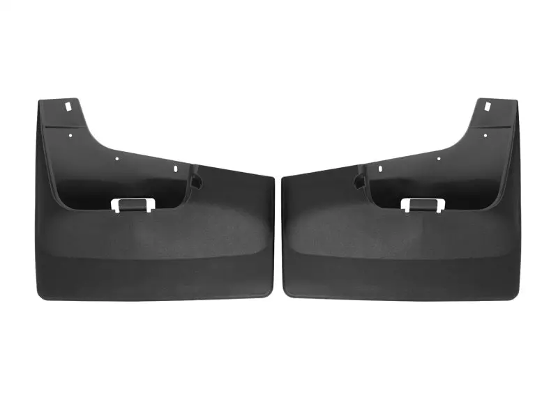 Weathertech 20-24 Chevrolet Silverado 2500Hd/3500Hd Rear No Drill Mudflaps - Black 1