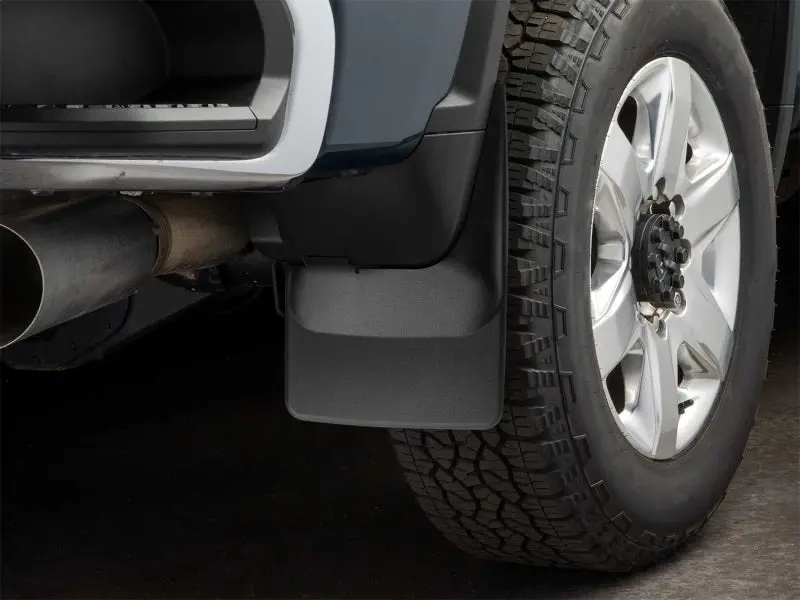 Weathertech 20-24 Chevrolet Silverado 2500Hd/3500Hd Rear No Drill Mudflaps - Black 2