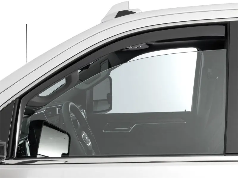 Weathertech 20-24 Gmc Sierra 2500/3500Hd Dc/Cc Front Side Window Deflectors - Dark Tint 1