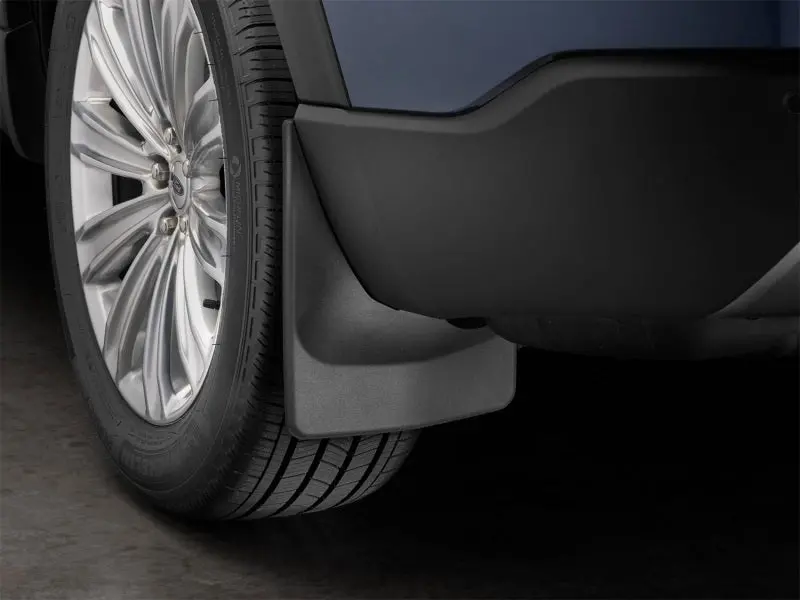 Weathertech 20+ Ford Explorer Rear No Drill Mudflaps - Black 2