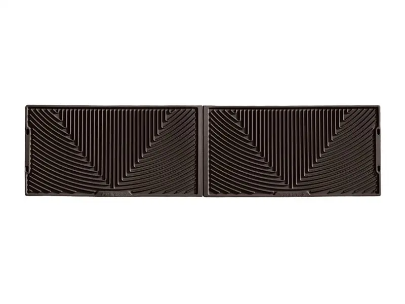 Weathertech 2008-2010 Ford F-250/F-350/F-450/F-550 Rear Rubber Mats - Cocoa 1