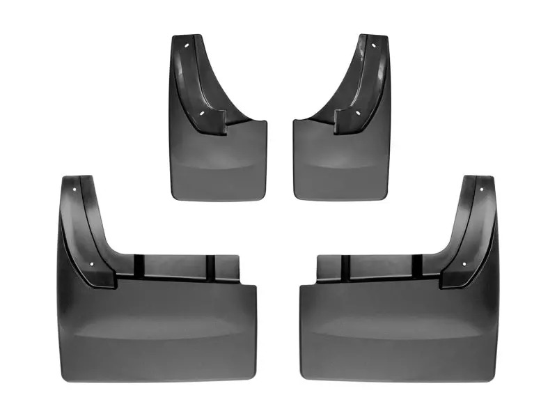 Weathertech 2010+ Dodge Ram 3500 No Drill Mudflaps - Black 1